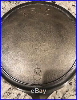 Erie Fancy #8 Cast Iron Skillet 704g Beautiful