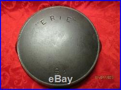 Erie Pre Griswold #9 Cast Iron Skillet With Makers Mark
