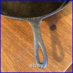 Extra Large Vintage #14 3 Notch Heat Ring Cast Iron Skillet. USA. 15 Diameter Extra Large Vintage #14 3 Notch Heat Ring Cast Iron Skillet. USA. 15 Diameter