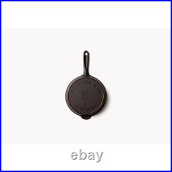 FIELD COMPANY Skillet 8 Diameter Cast Iron Smoother Cookware Round Shape Black