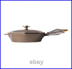 FINEX 8 Cast Iron Skillet with Lid, Modern Heirloom, Handcrafted in the USA