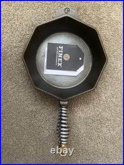 FINEX Cast Iron Skillet Frying Pan No. 8 Octagon Flat-Bottomed 8in Black