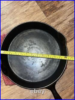 FIRST YEAR WAGNER #11 Cast Iron Skillet Straight High Logo EXTREMELY RARE