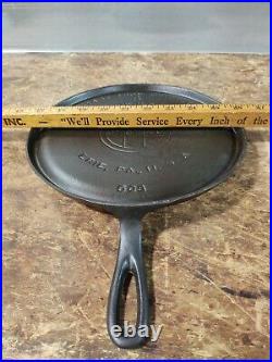 FULLY RESTORED! GRISWOLD #8 LARGE BLOCK LOGO 10 CAST IRON Griddle Flat