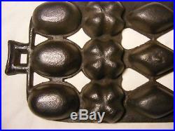 Fairly Rare & Unusual Muffin Pan, 15 cups, cast iron, not griswold