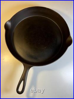 Favorite Piqua Ware #12 Cast Iron Skillet 13 Large Smooth Restored Lightweight