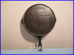 Favorite Piqua Ware #8 The Best To Cook In Cast Iron Skillet