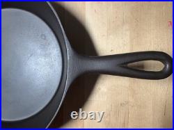 Favorite Piqua Ware Cast Iron Frying Pan Deep Skillet #8 1/2 with Lid Restored