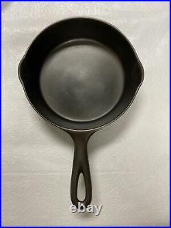 Favorite Piqua Ware Smiley Cast Iron Skillet #4 Circa 1916-1935 (htf)