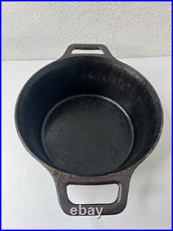 Field Company #8 Cast Iron Dutch Oven Cooking Pot 4.5 Qt