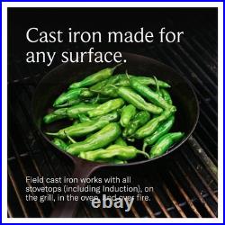 Field Company No. 10 Cast Iron Skillet 11.6 Pre-Seasoned Pan