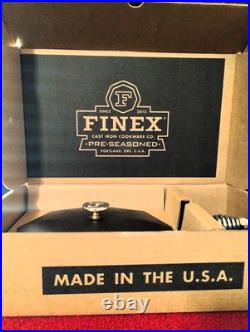 Finex Seasoned 10-Inch Cast Iron Skillet with Lid NEW
