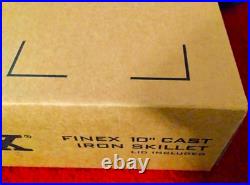 Finex Seasoned 10-Inch Cast Iron Skillet with Lid NEW