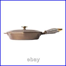 Finex Seasoned 10-Inch Cast Iron Skillet with Lid NEW