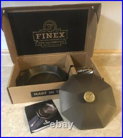 Finex Seasoned Cast Iron Skillet with Lid, 10 Inch NEW