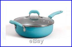 Food Network Cookware Pioneer Woman Pots and Pans Set Nonstick Cast Iron Skillet