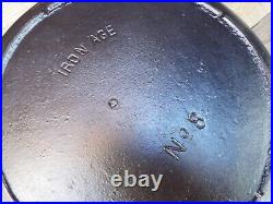 Foster Iron Age #8 / 10-1/2 Cast Iron Skillet with Lid, Restored