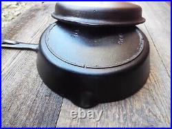 Foster Iron Age #8 / 10-1/2 Cast Iron Skillet with Lid, Restored