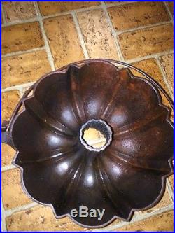 Frank Hay 1891 Rare Griswold Bundt Pan Cast Iron NO RESERVE