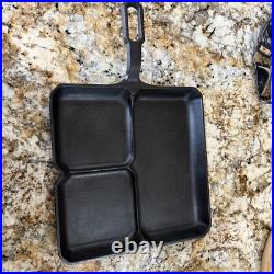 Fully Reconditioned Seasoned Griswold 666 Colonial Breakfast Skillet Lar G2U