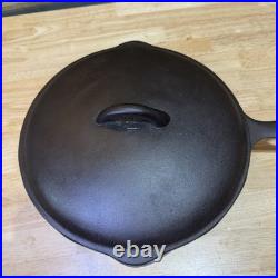 Fully Restored Birmingham BSR #8 Early Red Mountain Chicken Fryer Hand Scribed