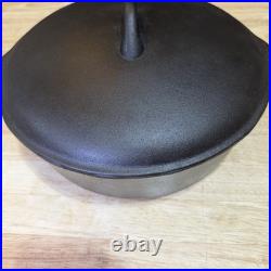 Fully Restored Birmingham BSR #8 Early Red Mountain Chicken Fryer Hand Scribed