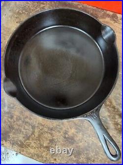 Fully Restored GRISWOLD #10 Cast Iron Skillet Small Logo Seasoned 12