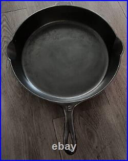 Fully Restored GRISWOLD #12 Cast Iron Skillet Pan Small Logo Seasoned 14