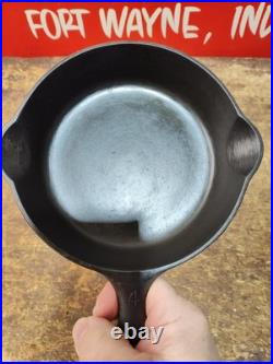 Fully Restored GRISWOLD #4 Cast Iron Skillet Pan Small Logo Seasoned Flat