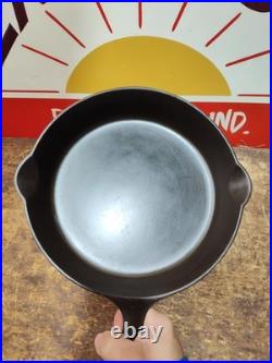Fully Restored GRISWOLD CAST IRON #9 SKILLET Large Logo 11 Seasoned Flat