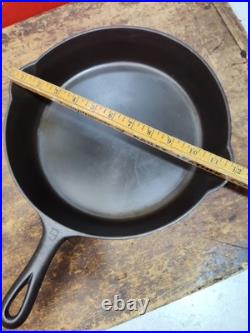 Fully Restored GRISWOLD CAST IRON #9 SKILLET Large Logo 11 Seasoned Flat