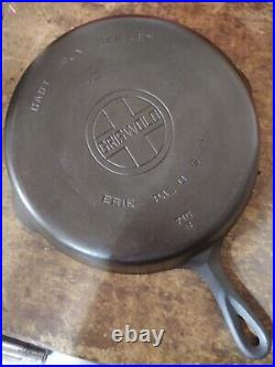 Fully Restored GRISWOLD CAST IRON #9 SKILLET PAN Large Logo 11 Seasoned