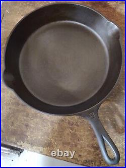 Fully Restored GRISWOLD CAST IRON #9 SKILLET PAN Large Logo 11 Seasoned