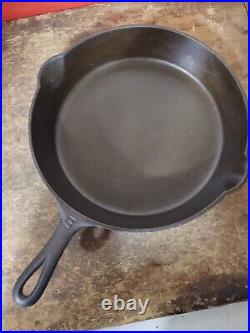 Fully Restored GRISWOLD CAST IRON #9 SKILLET PAN Large Logo 11 Seasoned