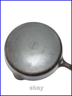 Fully Restored GRISWOLD Cast Iron SKILLET Frying Pan #10 SMALL BLOCK LOGO Flat