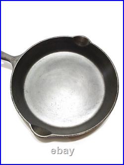 Fully Restored GRISWOLD Cast Iron SKILLET Frying Pan #10 SMALL BLOCK LOGO Flat