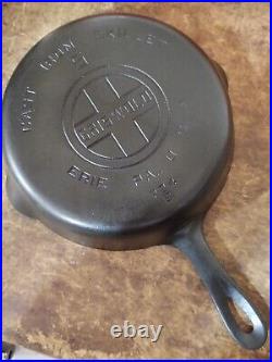 Fully Restored GRISWOLD Cast Iron SKILLET Frying Pan # 5 LARGE BLOCK LOGO 8Flat
