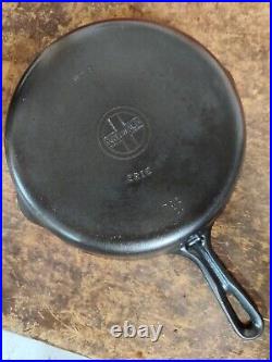 Fully Restored GRISWOLD Cast Iron Skillet 10 Small Logo Seasoned Flat