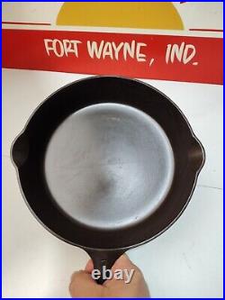 Fully Restored GRISWOLD Cast Iron Skillet 10 Small Logo Seasoned Flat