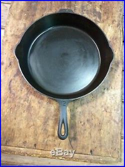 Fully Restored! Griswold #12 Large Block Logo Cast Iron Heat Ring Skillet