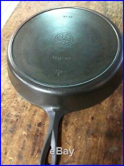 Fully Restored! Griswold #12 Small Block Logo Cast Iron Heat Ring Skillet
