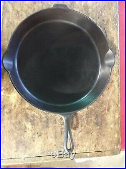 Fully Restored Griswold #14 Large Block Logo 16 Cast Iron Skillet