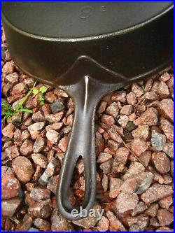 Fully Restored Pre Griswold Erie #8 Cast Iron Skillet with Anchor Maker's Mark