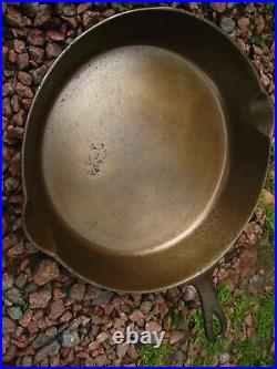 Fully Restored Pre Griswold Erie #8 Cast Iron Skillet with Anchor Maker's Mark