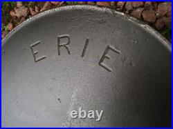 Fully Restored Pre Griswold Erie #8 Cast Iron Skillet with Anchor Maker's Mark