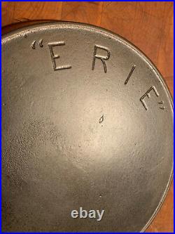 Fully Restored Pre-griswold Erie #8 2nd Series Diamond Mark Cast Iron Skillet