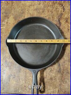 Fully Restored Victor Griswold #9 Cast Iron Skillet Fully Marked Logo 11 Nice