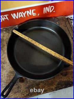 Fully Restored WAGNER WARE #14 Cast Iron SKILLET Frying Pan Seasoned