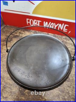Fully Restored Wagner #14 CAST IRON Bailed Griddle 14 Seasoned Flat