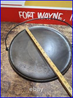 Fully Restored Wagner #14 CAST IRON Bailed Griddle 14 Seasoned Flat